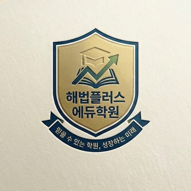 해법플러스에듀학원 로고